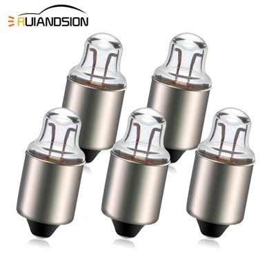 Ruiandsion B9 Led žarnica za svetilko, nadomestna miniaturna žarnica za svetilko 1,2 V toplo bela